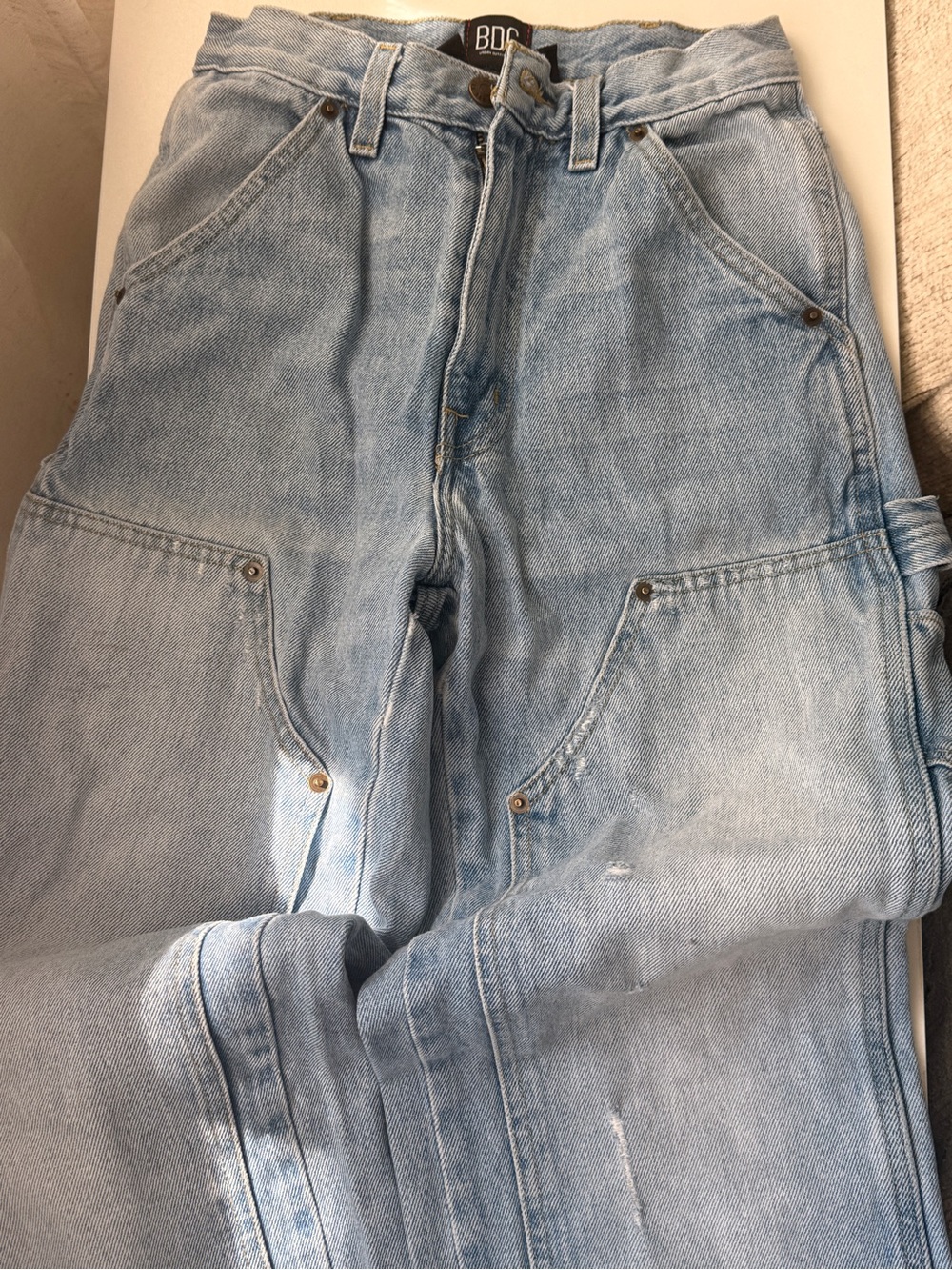 BDG Women’s Light Blue Relaxed Carpenter Jeans